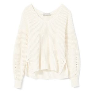 EVERLANE'S The Texture Cotton V-Neck